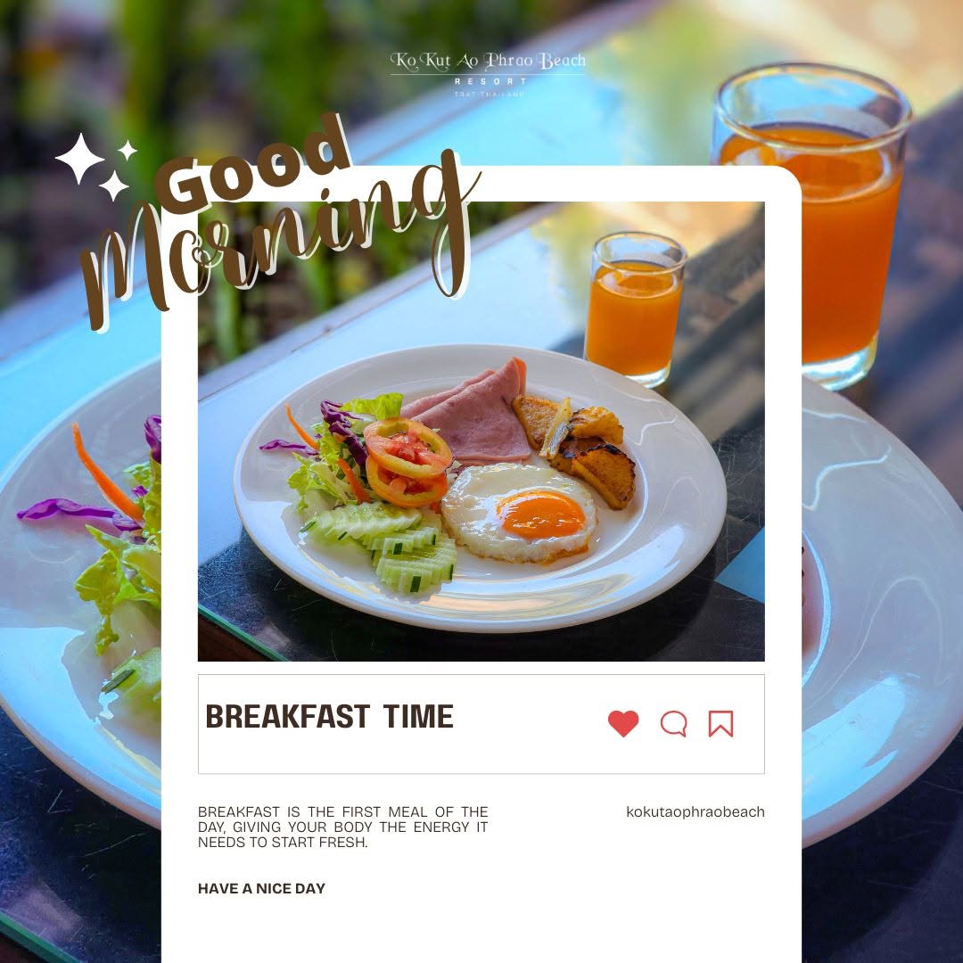 อาหารเช้าที่ Ko Kut Ao Phrao Beach Resort 1